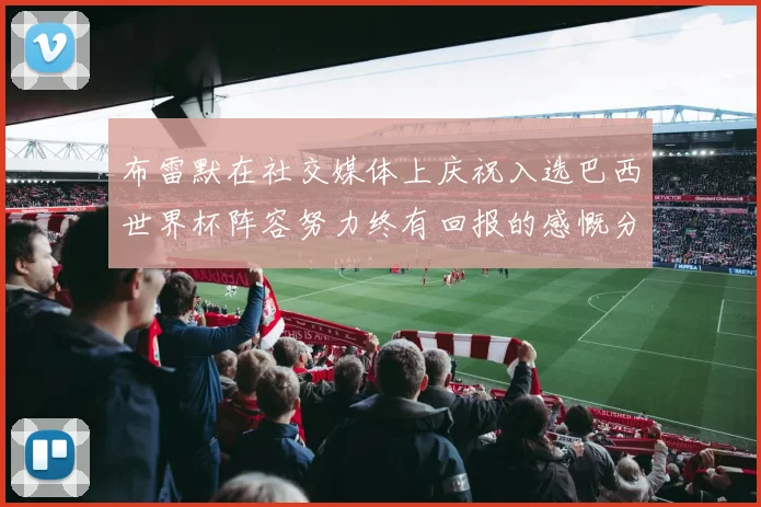 布雷默在社交媒体上庆祝入选巴西世界杯阵容努力终有回报的感慨分享
